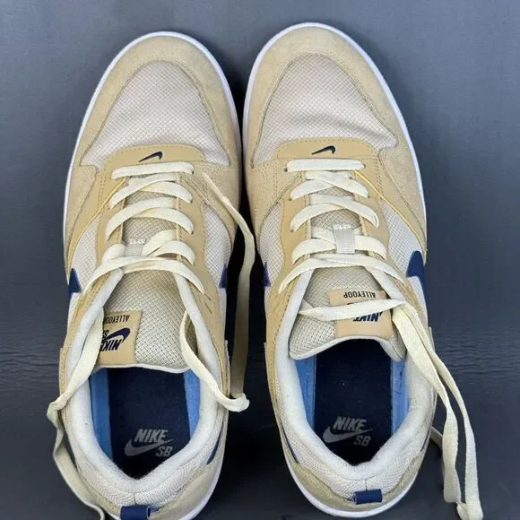 Nike Alleyoop SB 'Club Gold Navy' athletic sneaker shoes men’s size 11.5
